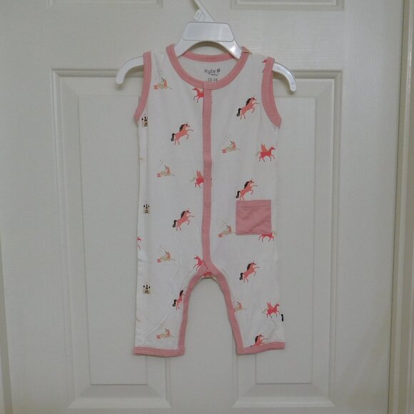 Kyte BABY | One Pieces | Nwt Kyte Baby White With Pink Unicorn Print ...